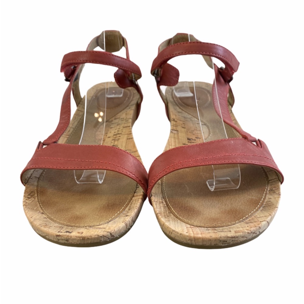Teva Women's Red Cork Footbed Sandals - Picture 7 of 15
